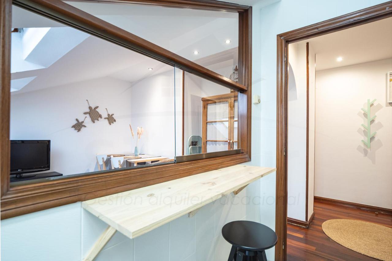 Ferienwohnung La Buhardilla Gijón Exterior foto